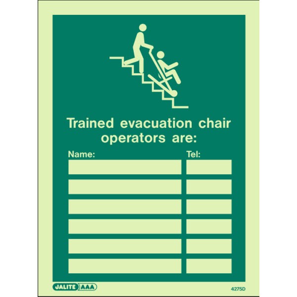 Shop our Trained Evacuation Chair Operators 4275