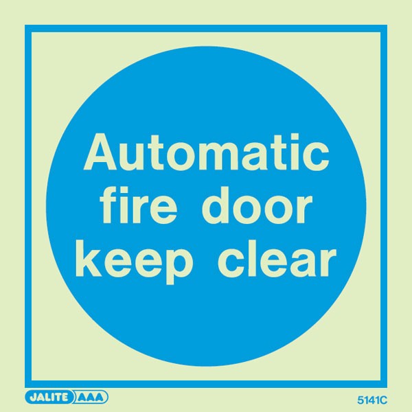 Shop our Automatic Fire Door Keep Clear 5141