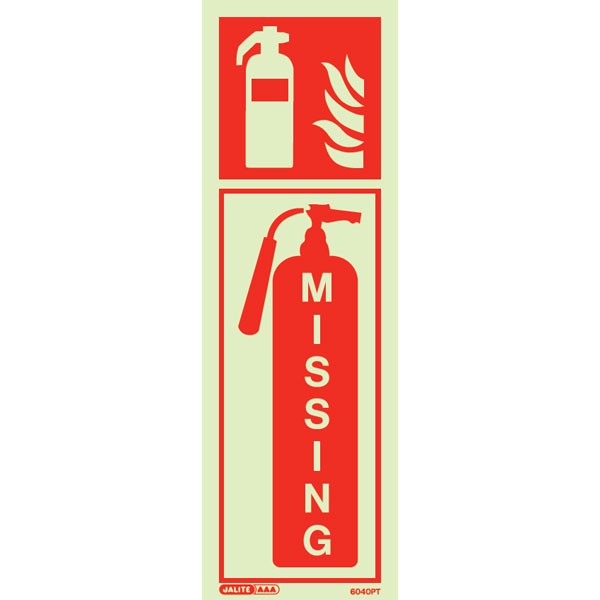 Shop our Fire Extinguisher Missing 6040