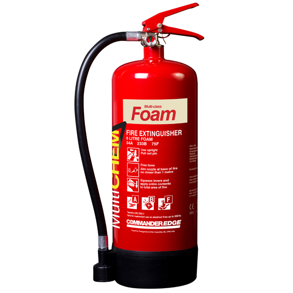6 Litre MultiCHEM Foam Fire Extinguisher