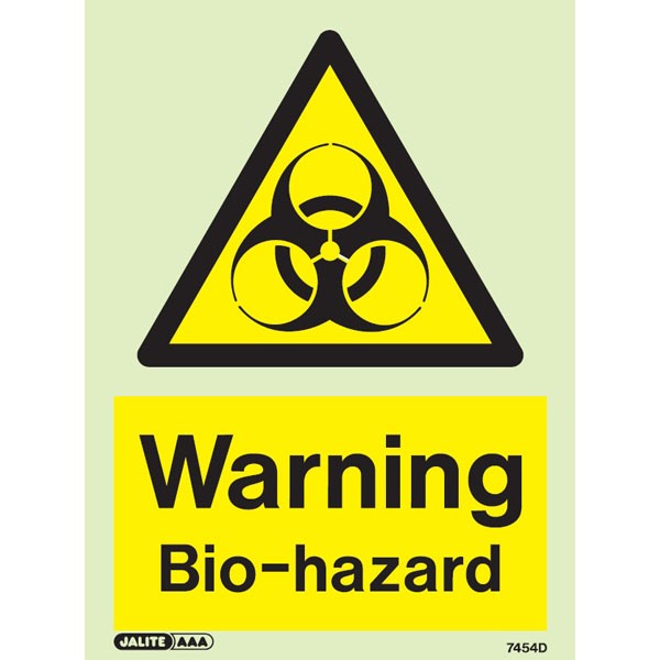 Warning Bio Hazard 7454