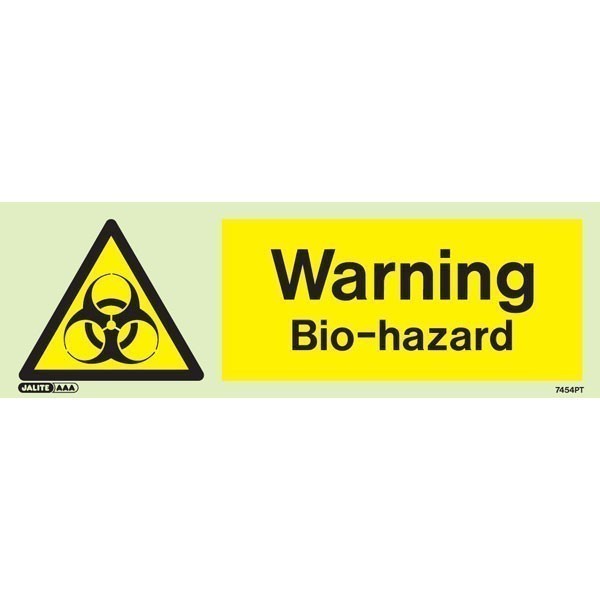 Warning Bio Hazard 7454