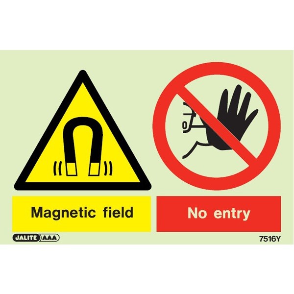 Shop our Warning Magnetic Field No Entry 7516