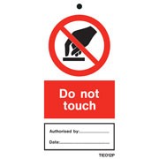 Shop our Do Not Touch Labels Pack of 10 TIE012
