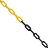 Plastic Barrier Chain Yellow and Black Front