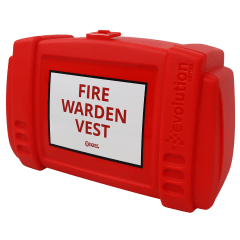 Fire Warden Vest Box Front Angle