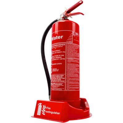 Fire extinguisher plinth 