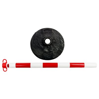 JSP Barrier Posts & Bases Kit Red and White Construction