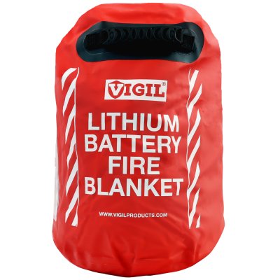 Vigil 3m x 2m Lithium Battery Fire Blanket Bag