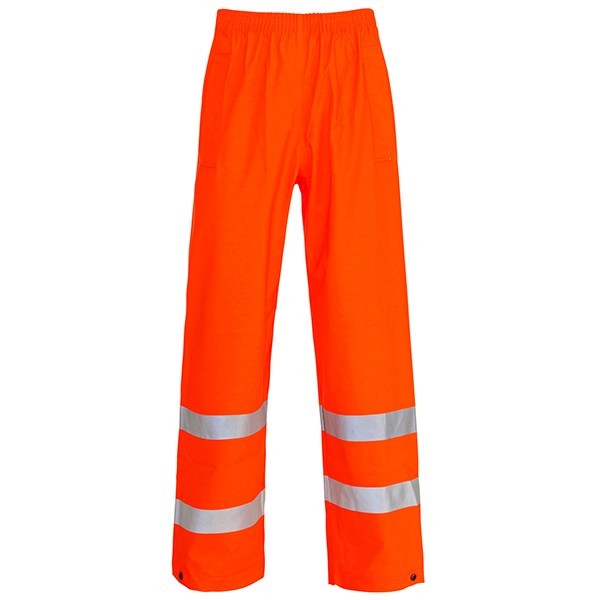 storm proof orange trousers - ankle band