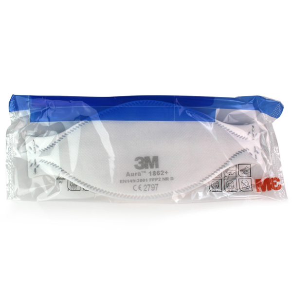 3M Aura FFP2 Face Mask Type IIR - Individually Wrapped