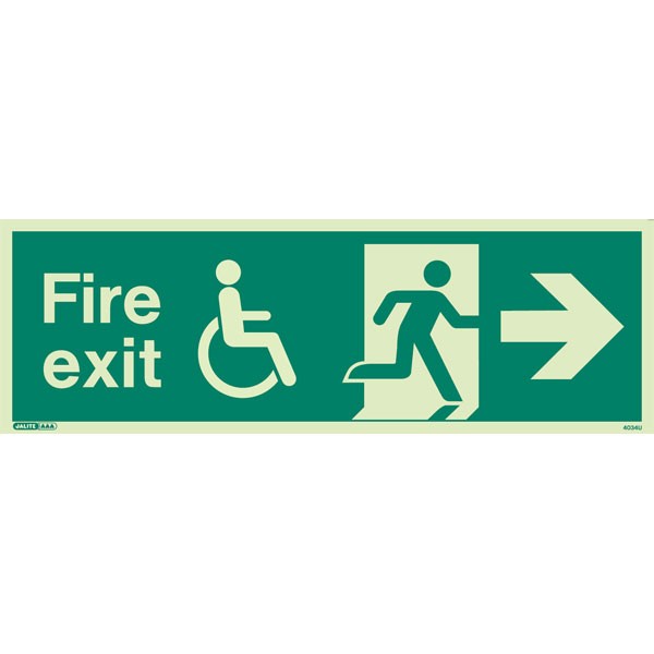 Shop our Wheelchair Fire Exit Right 4034