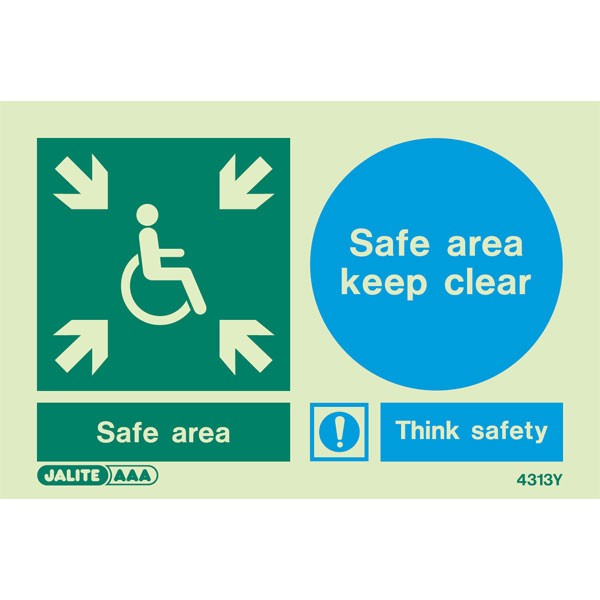Shop our Safe Area Keep Clear 4313