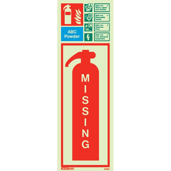 Shop our ABC Powder Extinguisher Missing 6396