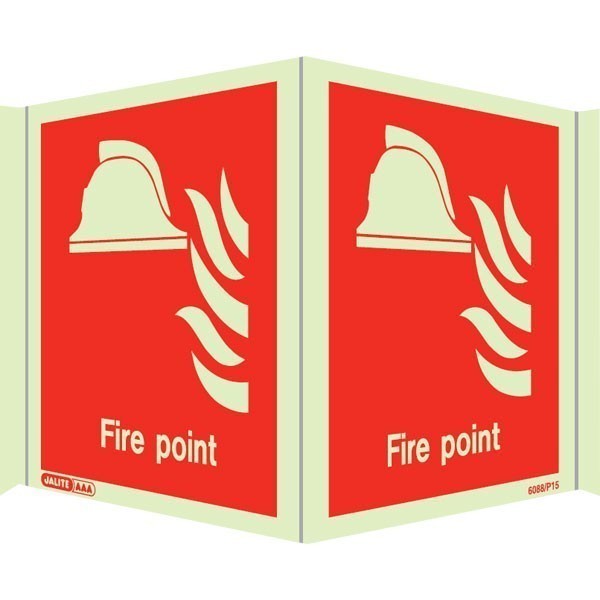 Wall Mount Fire Point Marker 6459