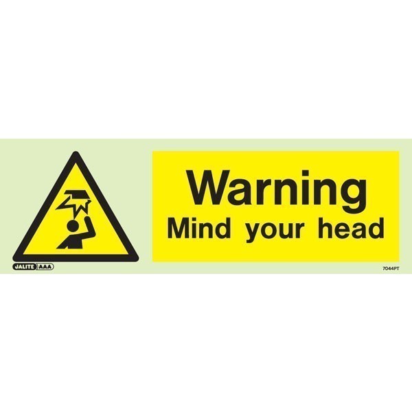 Warning Mind Your Head 7044