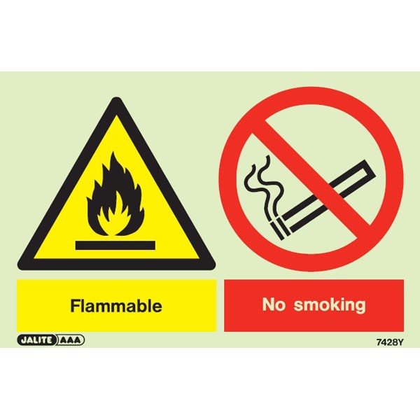 Shop our Warning Flammable No Smoking 7428
