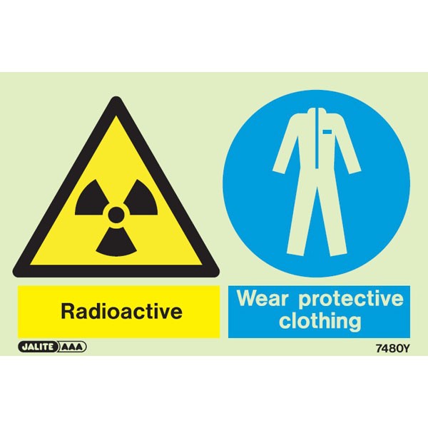 Shop our Warning Radioactive Wear Protective Clothing 7480