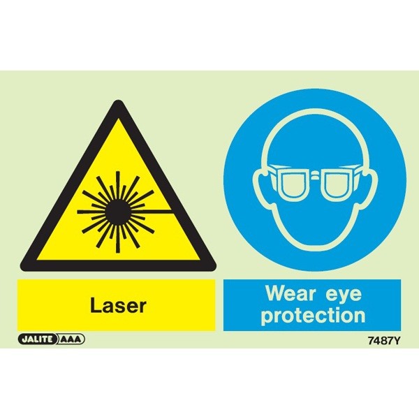 Shop our Warning Laser Wear Eye Protection 7487
