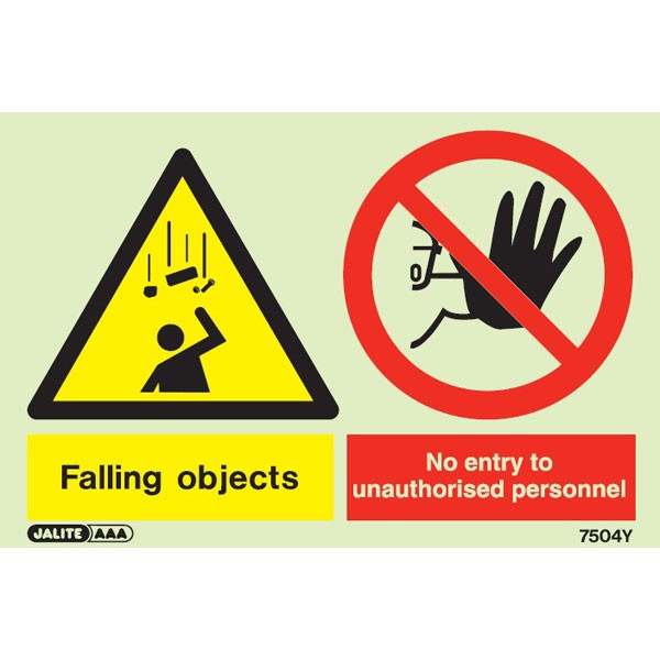 Shop our Warning Falling Objects No Entry Unauthorized Personnel 7504
