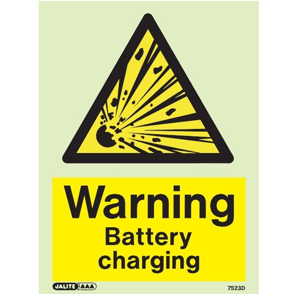 Warning Battery Charging 7523