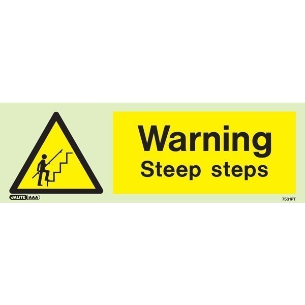 Warning Steep Steps 7531