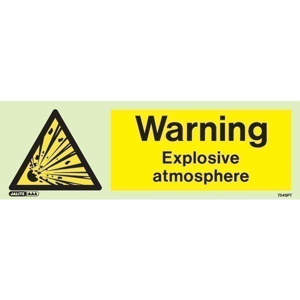 Warning Explosive Atmosphere 7549