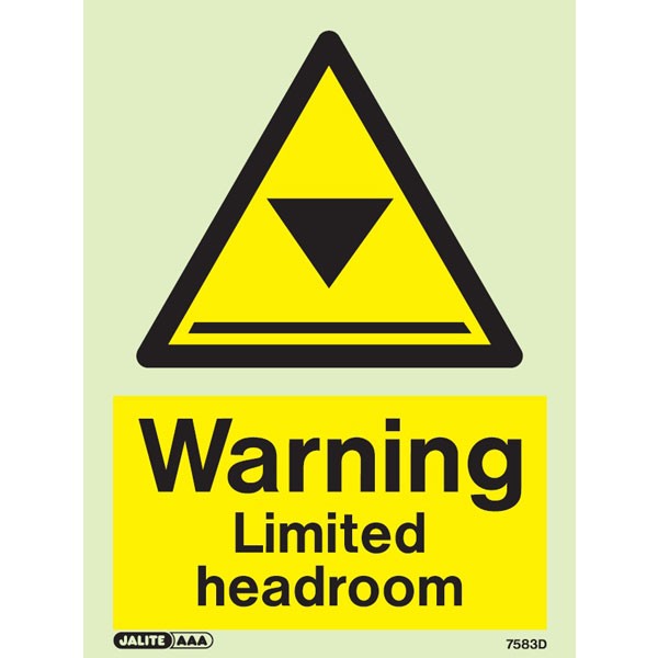 Warning Limited Headroom 7583