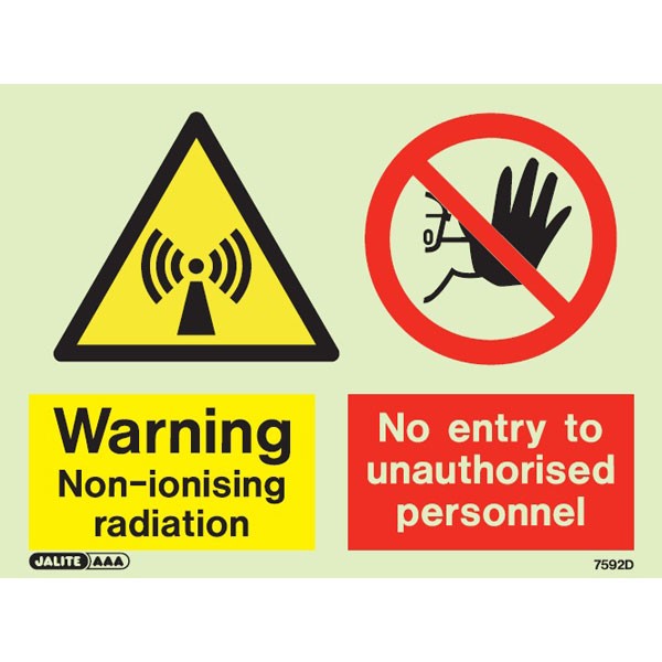 Shop our Warning Non Ionising Radiation No Entry 7592