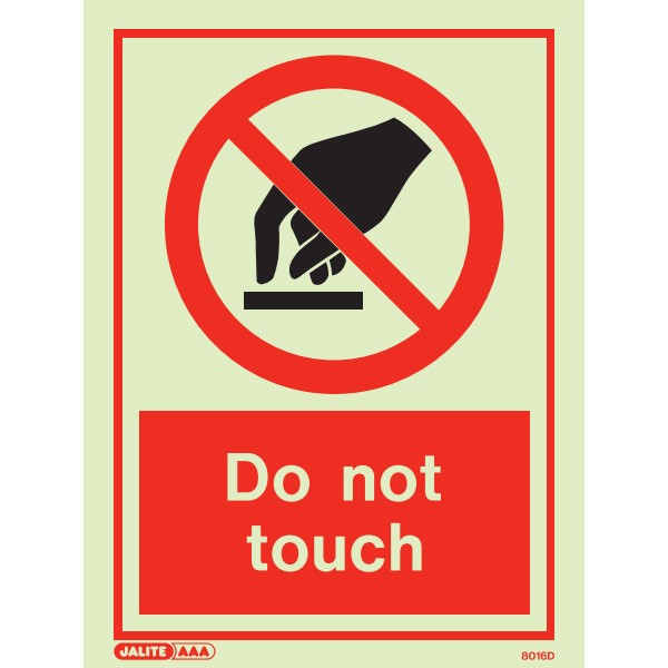 Do Not Touch 8016