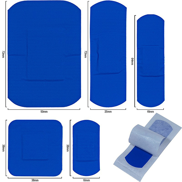 Blue Catering Plasters - Sizing