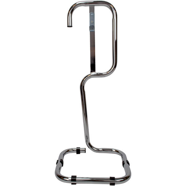 Chrome fire extinguisher stand