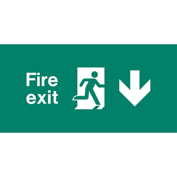 Shop our Emergency Light Legend Fire Exit Down Pack of 10 EL437