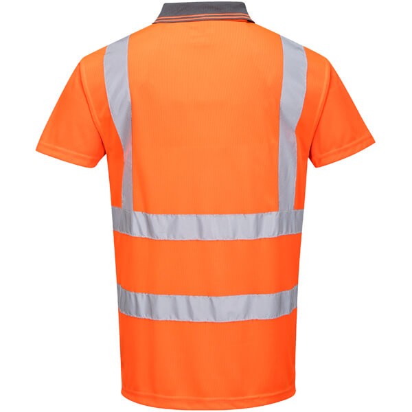 Orange Hi-Vis Polo Shirt