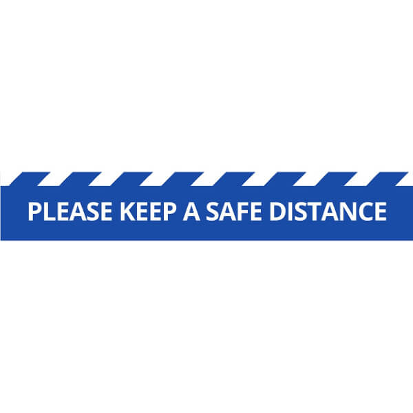 Shop our Keep Safe Distance Floor Sticker