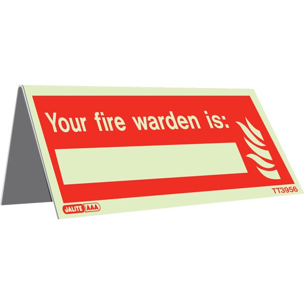 Shop our Tabletop Fire Warden Pack of 5 TT3956