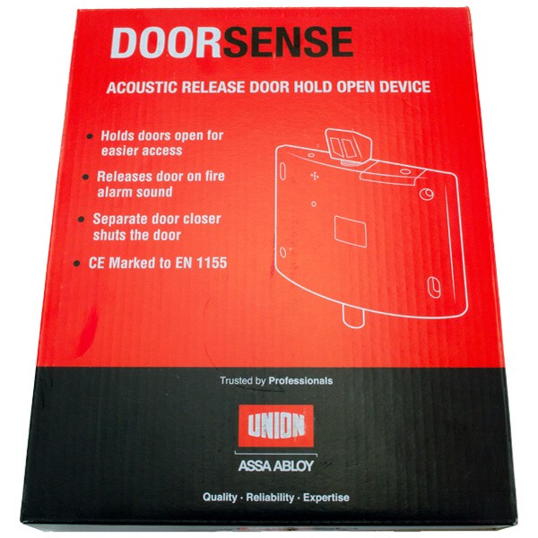 Union Wireless Fire Door Holder Black - Box