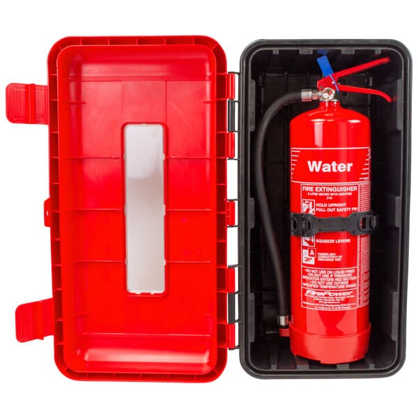 Wall Mounted Single Fire Extinguisher Cabinet - Extinguisher not included