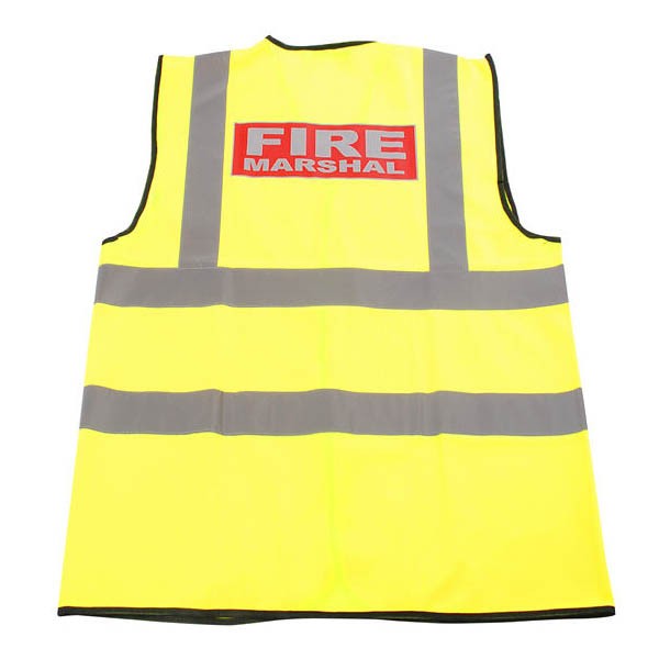 Shop our Hi-vis fire marshal vest