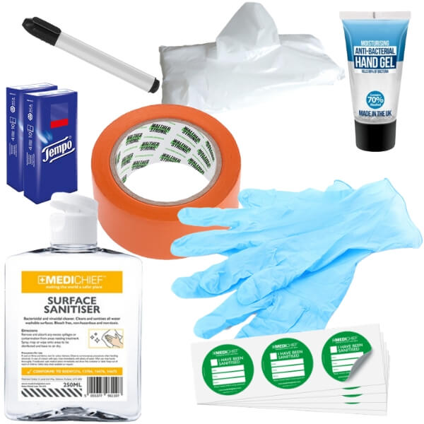 Site Visit Sanitising Kit - Contents