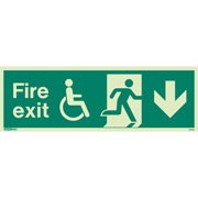 Shop our Wheelchair Fire Exit Down 4033