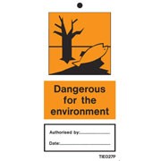 Shop our Dangerous For Environment Labels Pack of 10 TIE027
