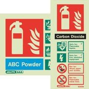 More Fire Extinguisher Signs