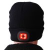 Rechargeable LED Beanie Hat - Back