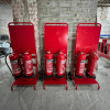 Economy Fire Extinguisher Trolley - In Use