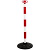 JSP Barrier Posts & Bases Kit Red and White Front