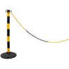 JSP Barrier Posts & Bases Kit Black and Yellow In Use 2