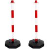 Post & Chain Barrier Kits Red and White 2