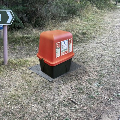 Caravan Park Extinguisher Box