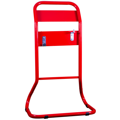 Compact Red Double Fire Extinguisher Stand